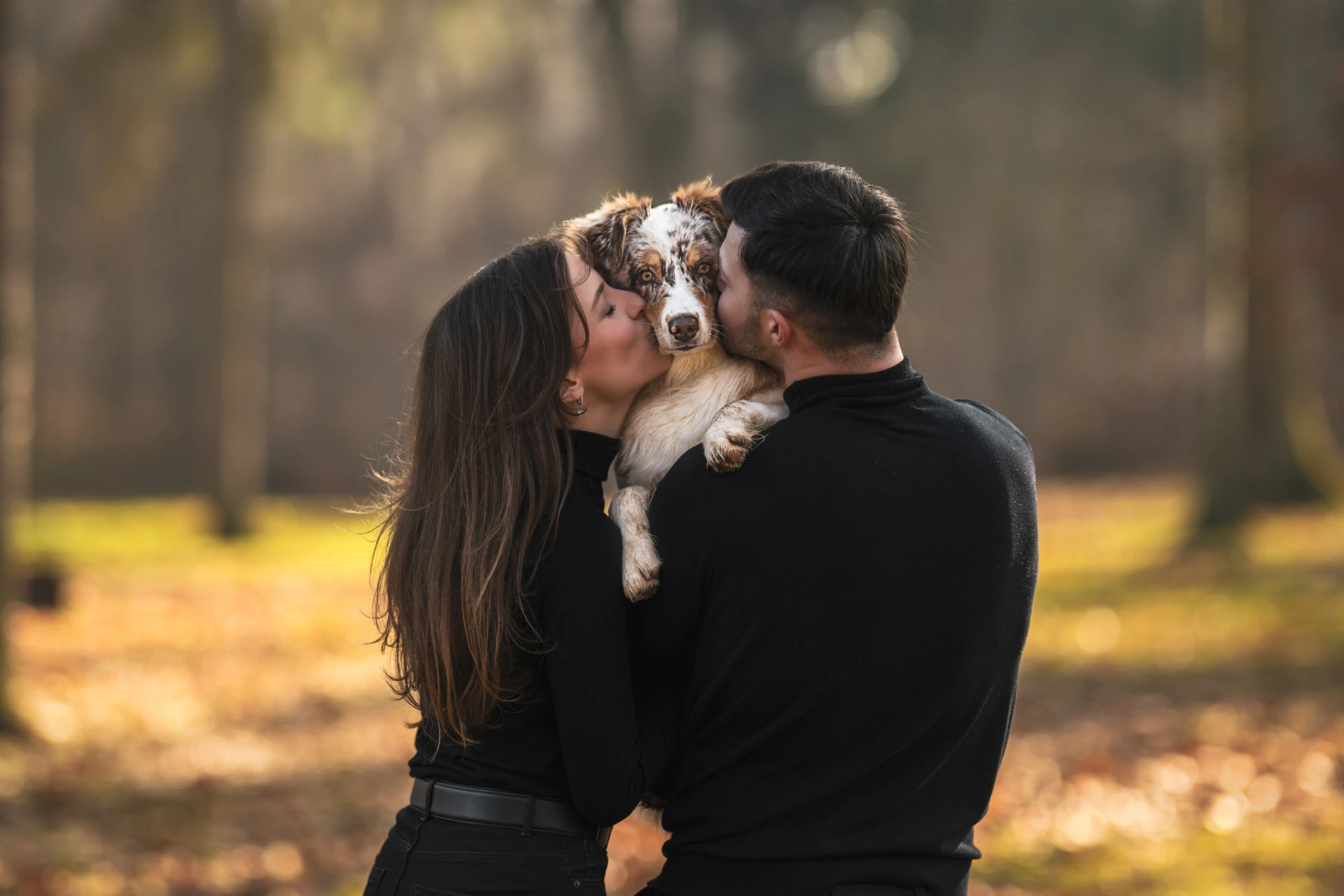 Rodinné focení s psem