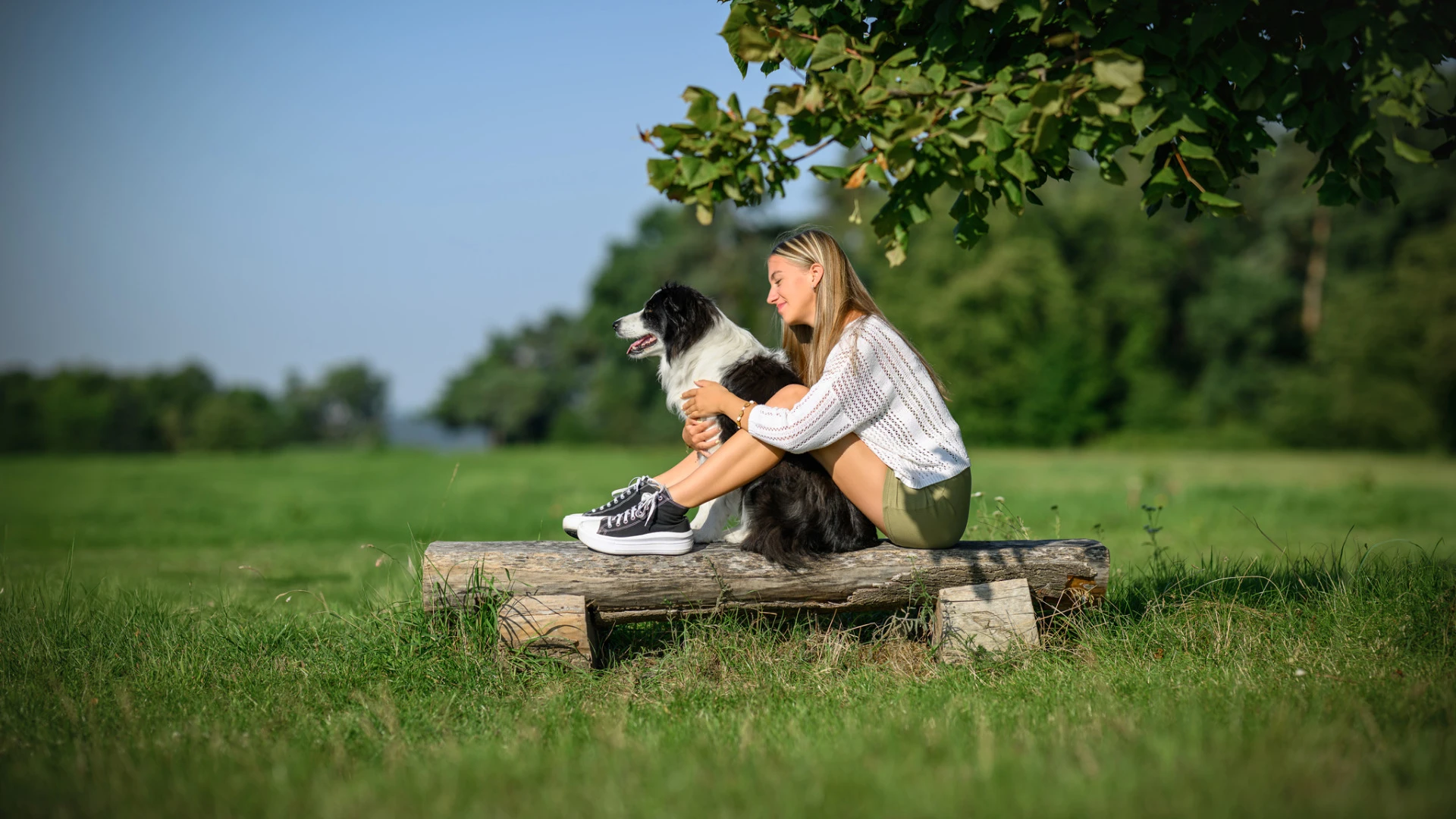 Focení se psem · společná fotografie člověka a psa · Luner Photography