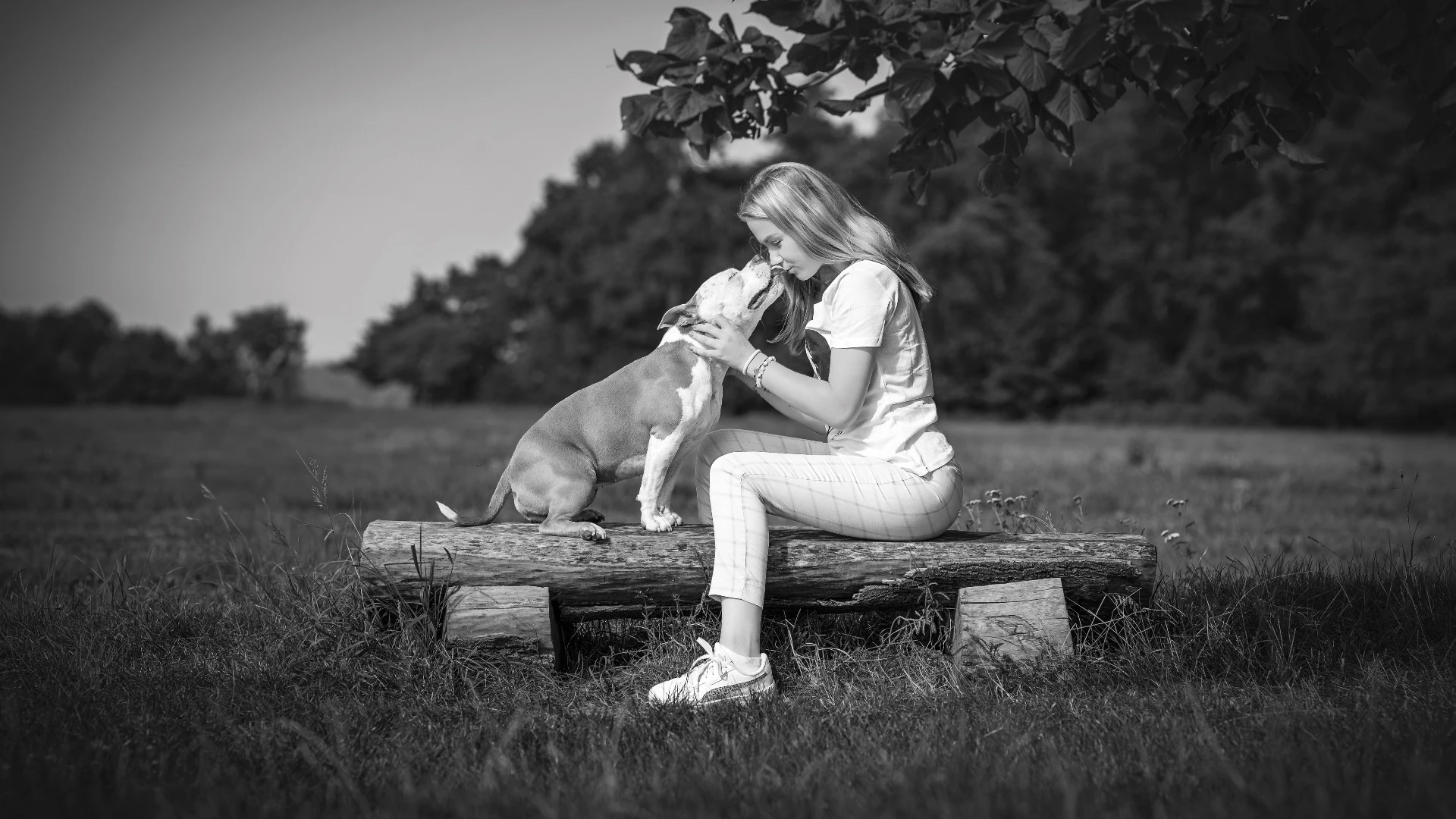 Focení se psem · společná fotografie člověka a psa · Luner Photography