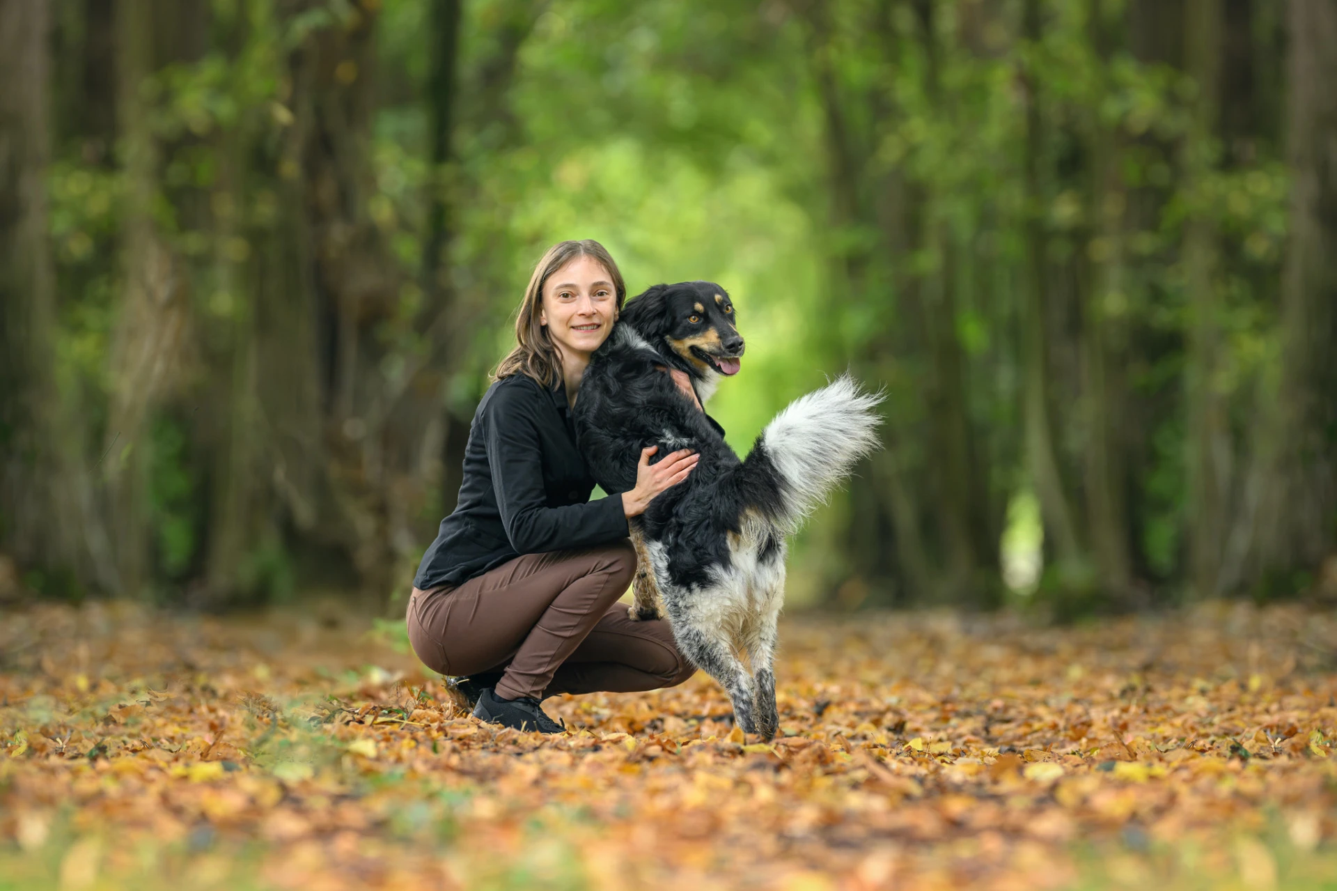 Společná fotografie člověka a psa · Luner Photography
